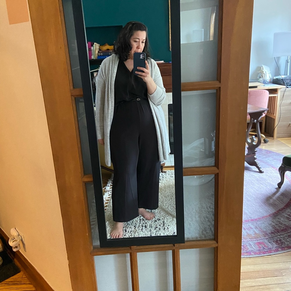 Premier City Stretch Crepe Jumpsuit